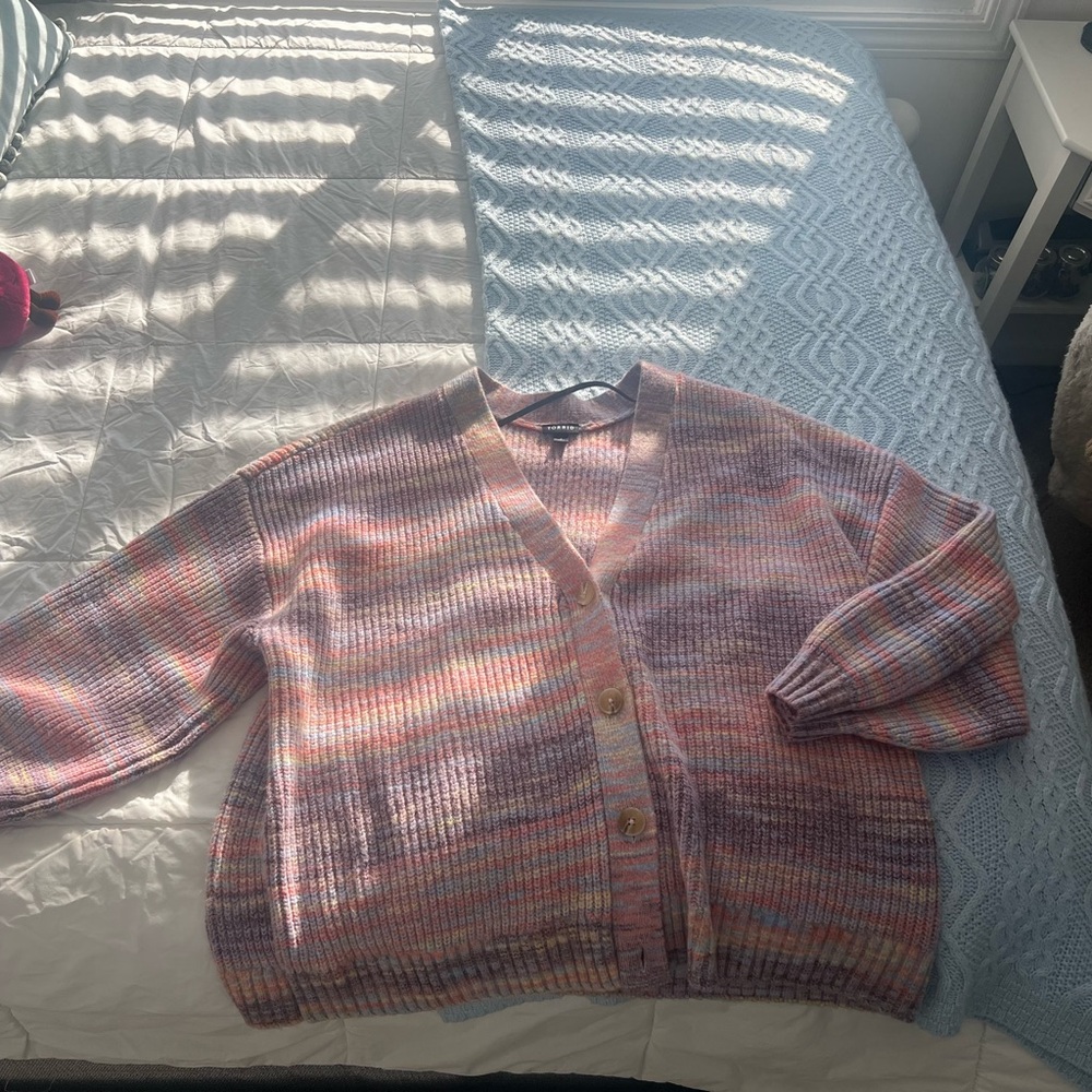 Pastel Striped Women's Cardigan